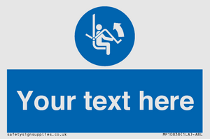 Custom Mandatory: Open safety bar of chairlift